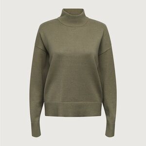 OAK + FORT Cowl & Turtlenecks Sweater in Neutral